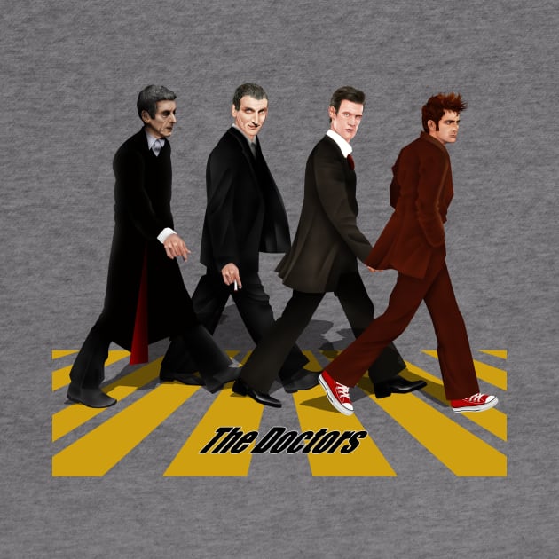 The Doctors at abbey road by Dezigner007